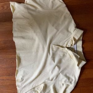 LIGHT YELLOW CROP TOP